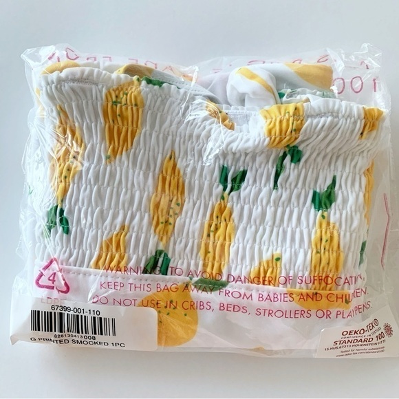 Hanna Andersson Girl Smocked One Piece Suit 5T 5 Years 110 Cm or 6-7 years 120 - Picture 9 of 10